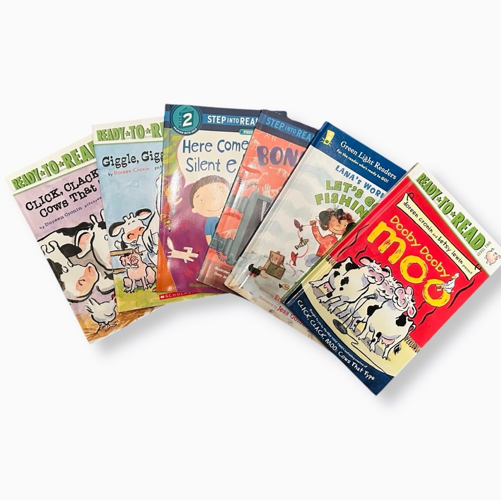 Early Reader Book Lot of 6 Level 2 Ready to Read Step Into Reading Books